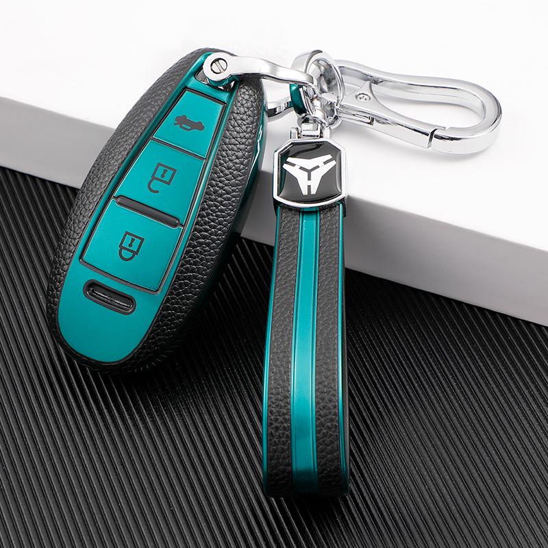 Kompatibelt nyckelskydd i läder för Suzuki Beidouxing Liana A6/X5 och Swift