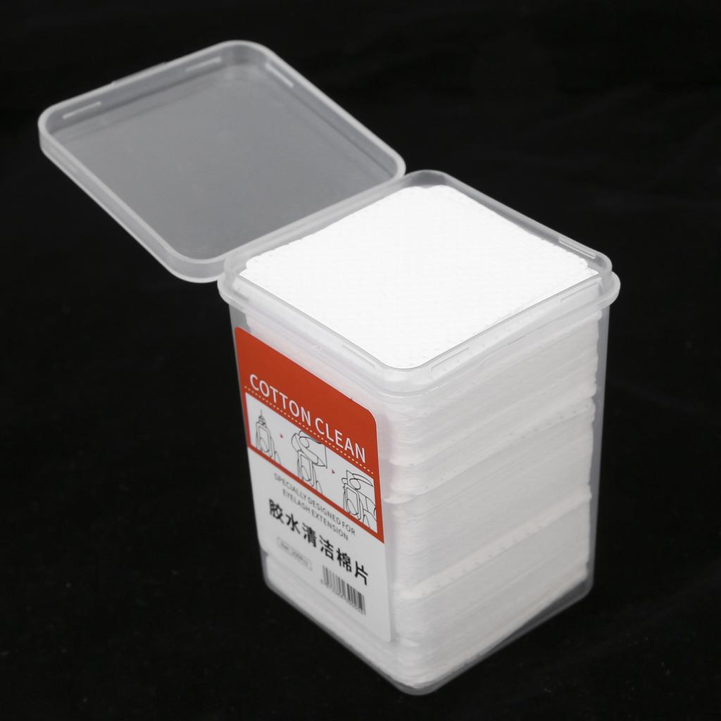 200 Stück Wimpernkleber Flaschendüse Wattepad Wimpernverlängerungskleber Abwischen Make-up Baumwolle