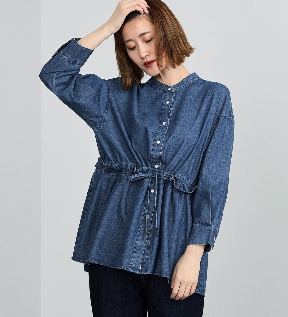 Something Round Hem Long Sleeve ST619 WHXRD Free Women's T-Shirt