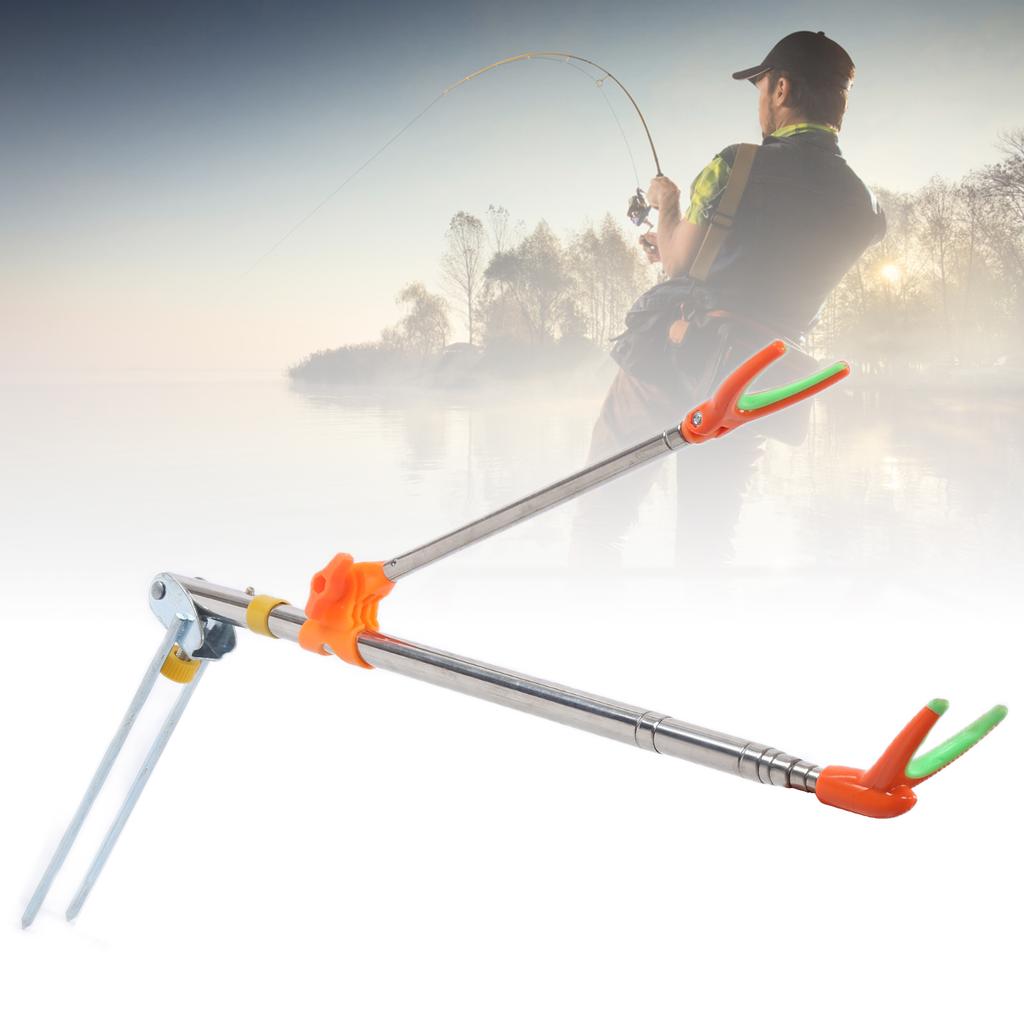 Fishing Rod Bracket Stainless Steel Insertion Multifunctional Fish Pole Tackle Supplies