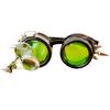 Retro Steampunk Glasses Halloween Cosplay Glasses Steampunk Goggles with Rivets for Carnivals Theme Party