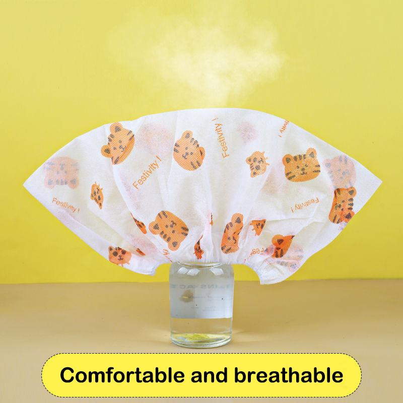 50 PCS Disposable Thickened Cartoon Shoe Covers,Home Indoor Non-slip Anti-dirty Foot Cover, Breathable Foot Covers For Shoes