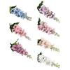 Artificial Flowers Adjustable Plastic Branches Silk Cloth Petals Realistic Violet Design Imitation Flower Wedding Halls Home Decor