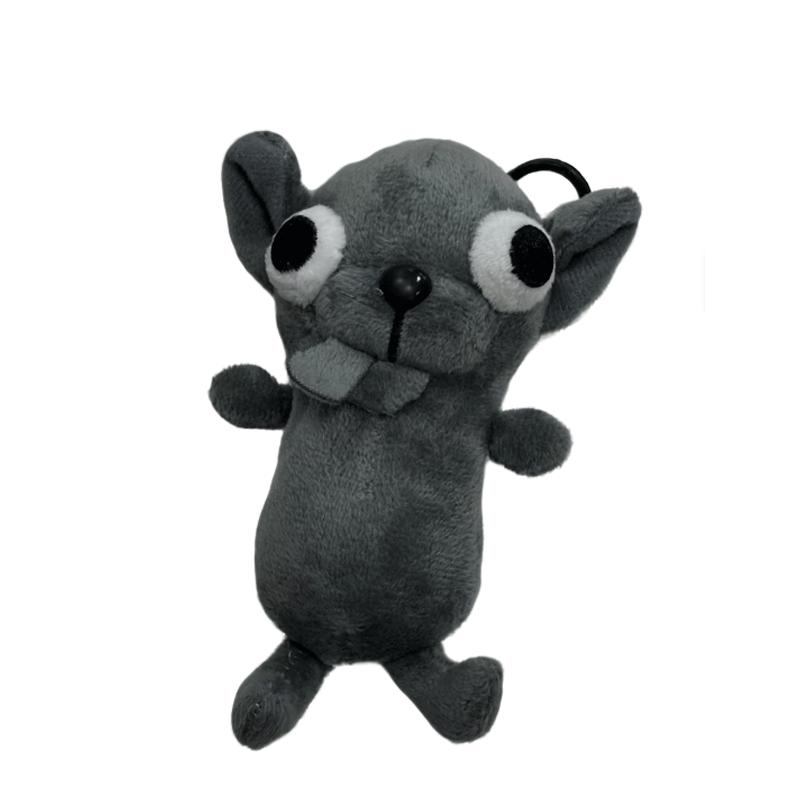 Stuffed Animals Chihuahua Plush Keychain Pendant Stuffed Toy Chihuahua Doll Weird Cute Realistic Plush Chihuahua Kids Gifts Toy