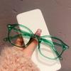 Retro Green Square Anti Blue Light Computer Eyeglasses Women Men Fashion Brand Irregular Ultralight Small Frame Reading Glasses