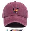 pc Unisex Adjustable Baseball Cap with Black Cat Silhouette  Butterfly Sunset Forest Print  Lightweight Breathable Suitable f