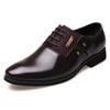 2024 New Fashion Slip On Leather Pointed Toe Men Dress Shoes Business Wedding Oxfords Formal Shoes For Male Big Size 38-47