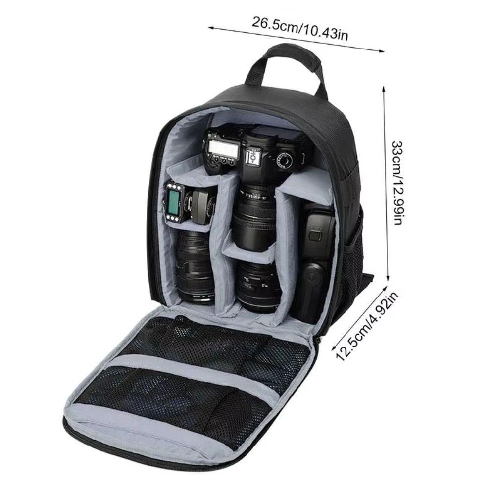 Wear Resistant Camera Bag Multi-functional Camera Lens Pouch Camera Storage Bag  Travel