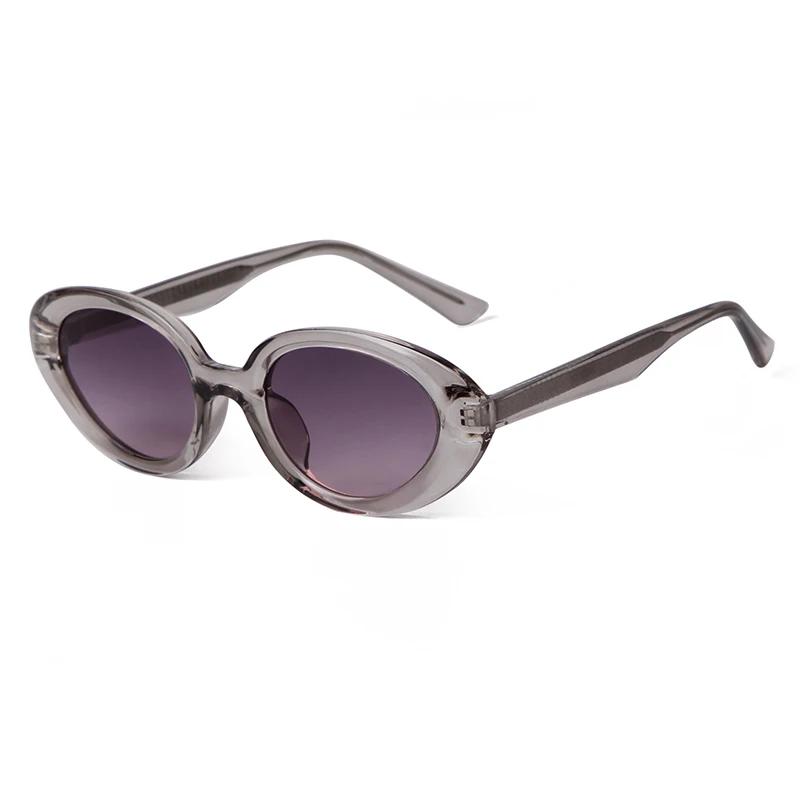 Vintage Retro Vintage Sunglasses Woman Oval Shape Narrow Eyeglasses Small Frame Fashion Brand Style Trendy Sun Glasses Women Lady Goggle UV400