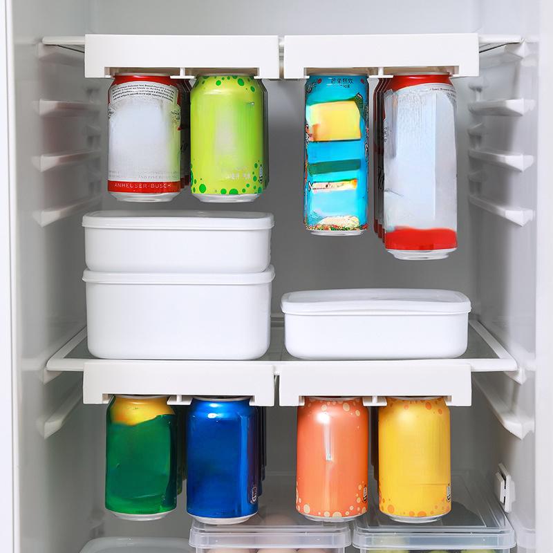 1PC Creative New Refrigerator Hanging Storage Rack Can Storage Rack Beverage Cola Beer Storage Rack