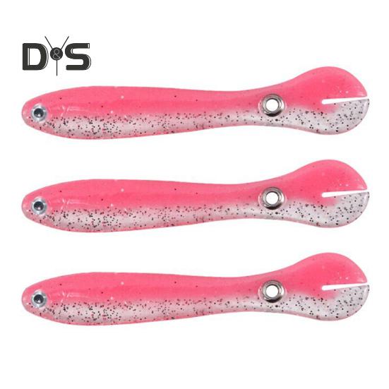 

1/3/5 шт. 6,7 см/2 г мягкая приманка для вьюна ПВХ бионический вьюн с отверстием искусственная рыболовная приманка для соленой воды пресноводного окуня судака форели змееголовой рыбалки