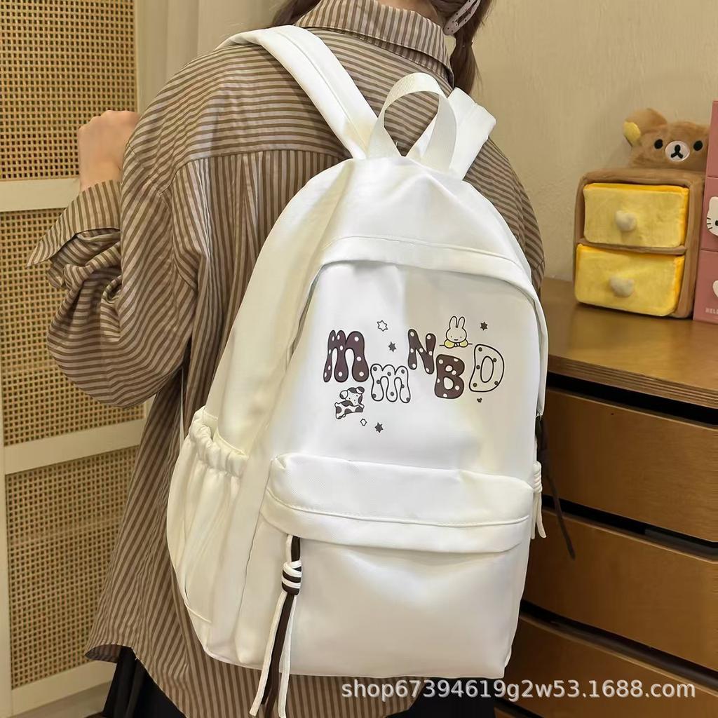 Schoolbag high value cute schoolbag girls junior high school college students large capacity niche girls backpack lightweight travel backpack