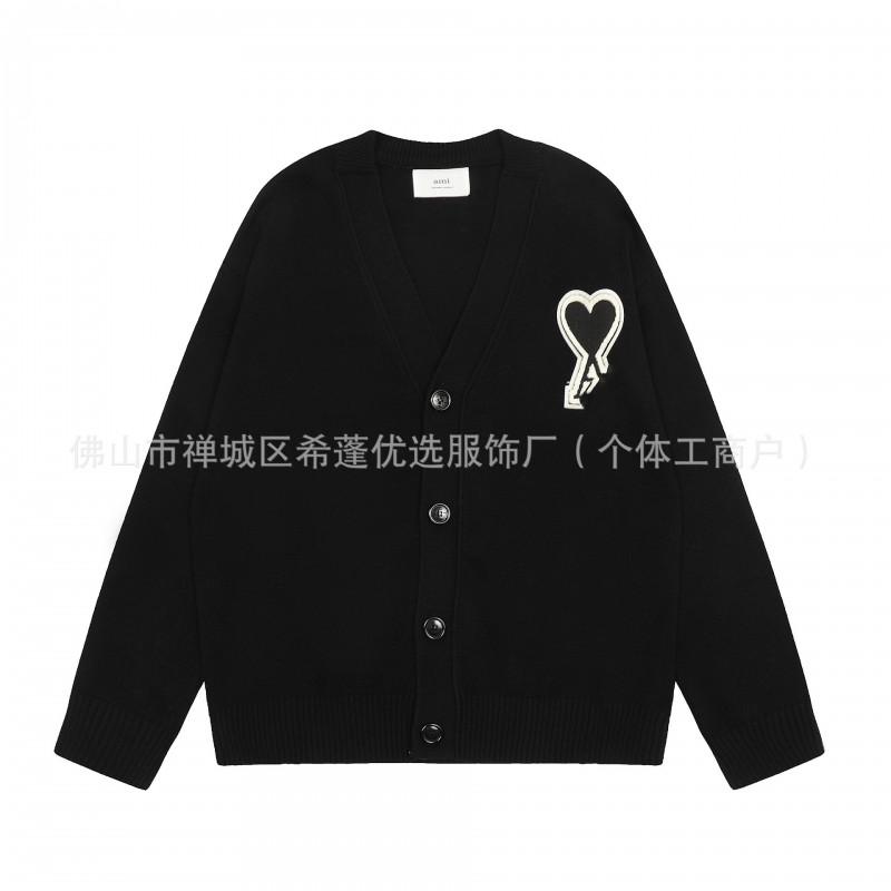 Übergroßer Strickpullover mit Herzjacquard Rundhalsausschnitt Lockerer Schnitt Unisex Lässiger Pullover