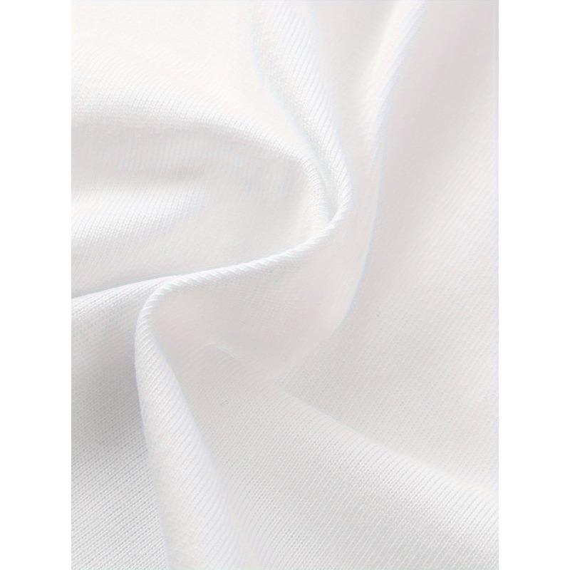 European Size Women's Wildflower Graphic Print T-Shirt - Short Sleeve Crew Neck Casual Top with Vibrant Floral Design, Breathable & Machine Washable