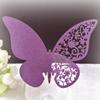 20pcs   Shape Wedding Hollow Name Place Cards For Wine Glass Table Decoration(White)