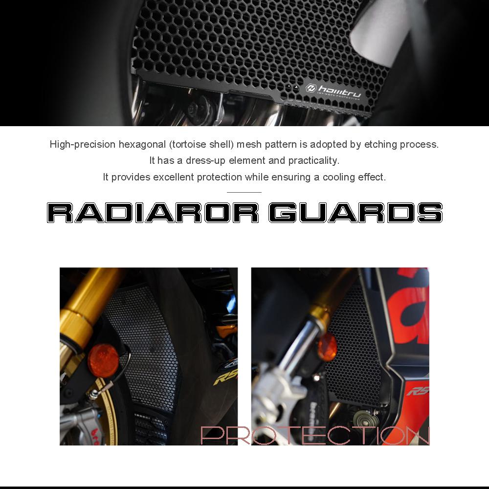 For Durable Ducati Monster 950/937 2021-2025 Radiator Core Guard Grille Cover - Motorcycle Accessory for Protection