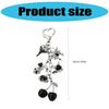 Lovely Bowknot Schoolbag Pendant Keychain Bowknot Chic Sweet Heart Cartoon Charm for Boys Girls Collectible Art