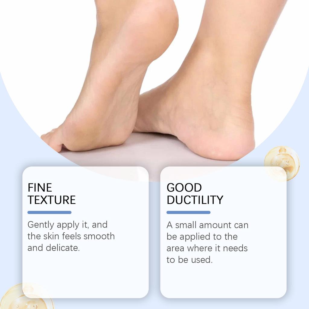 Foot Care Cream Promotes Skin Care. The Debridement Cream Gently Nourishes And Improves Dry Feet.