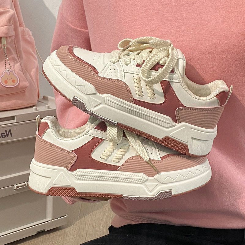 

2025 new breathable campus students high-value round head inner height-increasing board shoes Korean version of Mai Sui Xiaobai shoes women s C-3 40