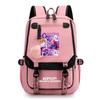 K-pop Inspired Anime Girl Group Backpack Students Teens School Use Lightweight Oxford Fabric With USB Port Padded Straps