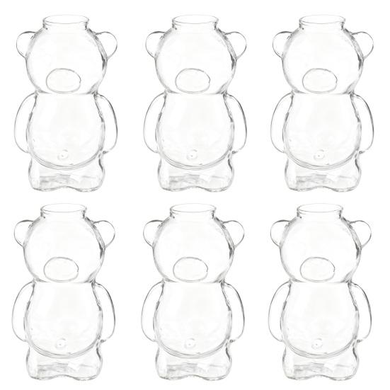 Cana de Sticlă în Formă de Urs de 12 oz Cană de Cafea Urs Drăguț Pahar Reutilizabil pentru Bere Vin Cocktail pentru Casă Bar Bucătărie Restaurant Petrecere