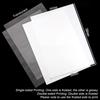 1Pcs Handmade Shrink Film Translucent White Shrinky Art Papers Shrink Plastic Sheets  Kids Gifts