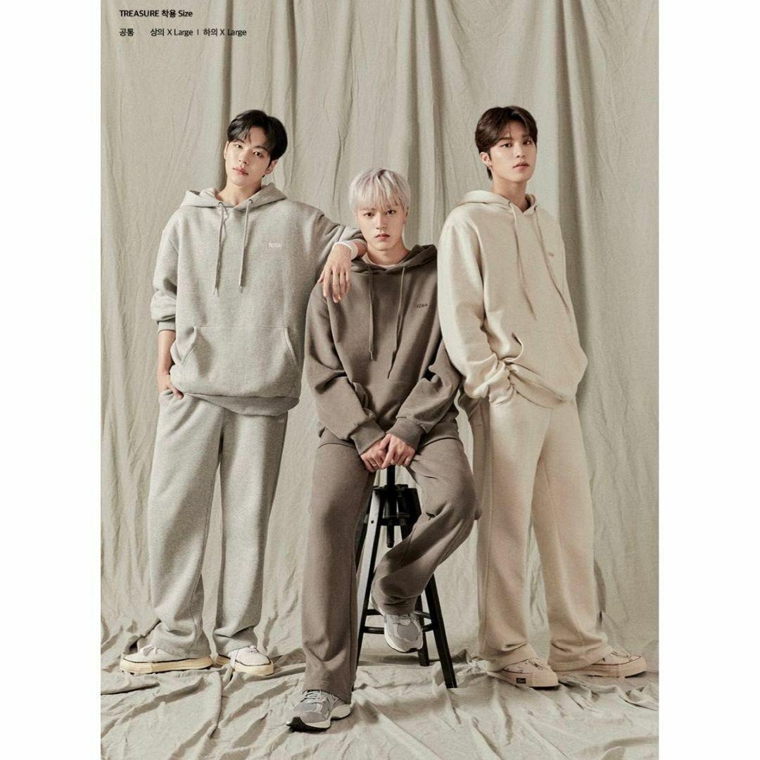 

[Б/У] TREASURE FCMM Джэхёк носит худи M толстовку серую