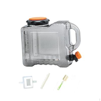 Water Container Beverage Dispenser with Spigot Storage Carrier for Driving