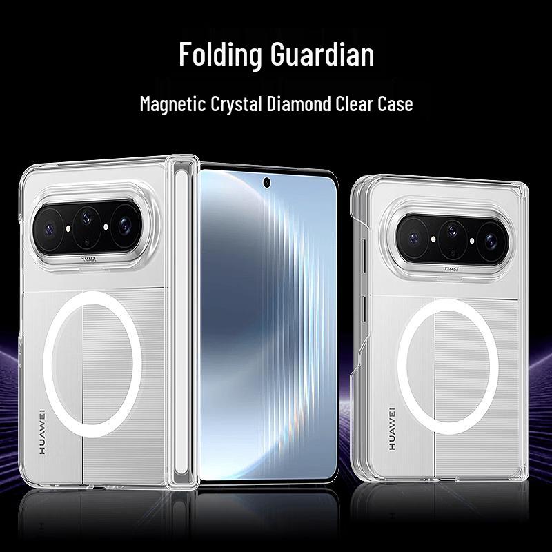 Purecolor Magnetic Hinge Anti-Fall Phone Case for Huawei Pura X Max