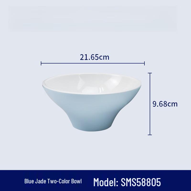 Wuhe Melamine Two-Tone Ramen Bowl