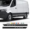 Autotür Seitenaufkleber Für Mercedes Benz Sprinter Wohnmobil Streifen Camper Van Grafiken Aufkleber Auto Tuning Dekor Zubehör