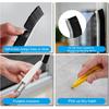 Hard Bristle Crevice Cleaning Brush,Multifunctional Gap Scrub Brush, Suitable for Tile Gaps, Bathroom, Kitchen, and Sink, with Anti-Slip Handle