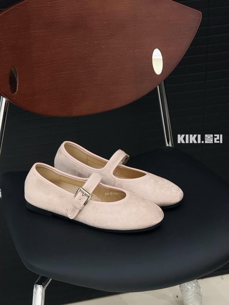Candy color retro Mary Jane shoes for women, new round head flat bottom super soft light mouth grandma single shoes