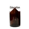 Frosted Wide-Mouth Transparent Reagent Bottle - Thickened Glass for Chemicals, Alcohol, or Tea