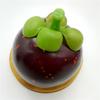 10pcs Realistic Artificial Mangosteens Simulations Fruit Model Fake Mangosteens Display Props Kitchen Parties Home Decors