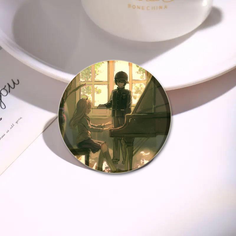 32/44/58MM Inferenz Abenteuer Spiel Anime Broschen Danganronpa HD Print Abzeichen Rucksack Kragen Cartoon Revers Pins Schmuck Geschenke Zubehör