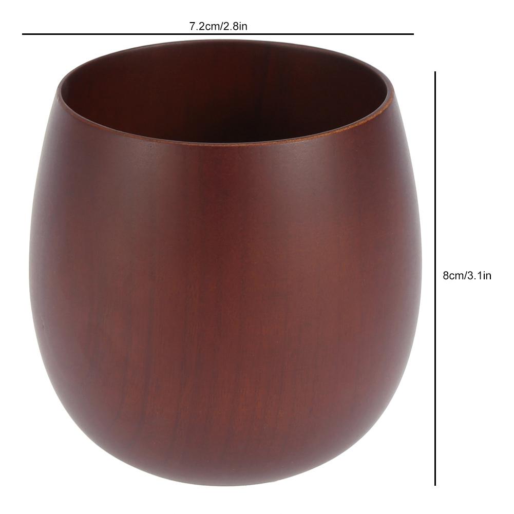 Legno Naturale Autentico Scelta Migliore per gli Amanti del Tè Nuovo per Bevande Salutari Adatto per Tè Vino e Acqua Circa 7,2 8 Cm