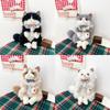 1Pcs Lolita Cartoon Personality Backpack With Sound Women Cat Plush Doll Small Capacity Daypack Cute Realistic Ragdoll Backpack