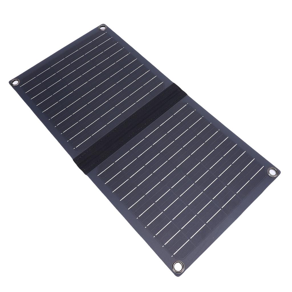 16W 5V Foldable Solar Panel Monocrystalline Silicon IP67 Rainproof USB A Type C Portable Solar