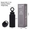 Large Capacity 1L Straw Thermos Cup, Mobile Phone Magnetic Suction Bracket, Water Cup, One Cup With Two Lids, Outdoor Sports Kettle.
