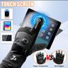7JI Heated Motorcycle Gloves with 3 Temperature Settings Touchscreen Waterproof and 6000mAh High Adjustable Wrist Perfect for Outdoor and XL