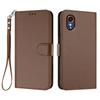 For Samsung Galaxy Xcover7 Leather Case Wallet Stand Phone Cover with Wrist Strap