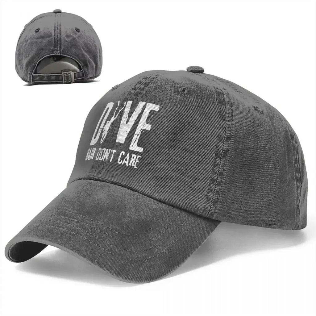Dive Hair Dont Care Jeans Baseball Cap Adjustable Hat Dad Scuba Diving Diver Cap Hats Spring Summer Casual Casquette