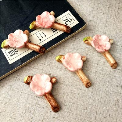 Vaisselle Repose-baguettes Sushi Fleur de Cerisier Support Râtelier en céramique