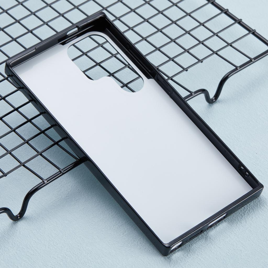 For Samsung Galaxy S24 Ultra TPU Case Mirror Surface Phone Cover Bright Reflection