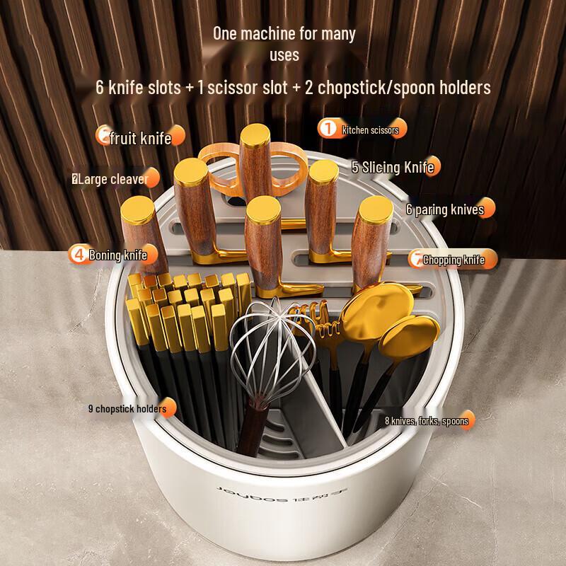 

Jiabangshou Draining Kitchen Knife & Utensil Holder