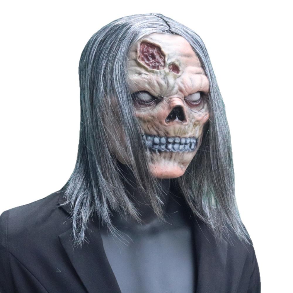 Horror Zombie Mask Latex Full Face Headgear Party Mask