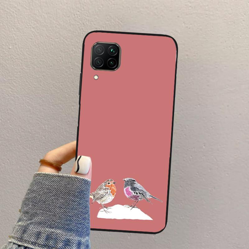 Robins Bird For Huawei Nova Y73 Y72 Y61 Y91 Y70 Y60 Y90 12s 12i 11i 8i 9 10 SE P30 P40 Lite P60 Pro Case Huawei Nova Y60