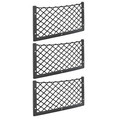 1/3 Stuks/Partij 36*18cm Auto Net Deurpaneel Bus Stoel Achterkant Montage Organizer Gaas Telefoonhouder Opbergtas Zakje Voor Portemonnee Sleutels