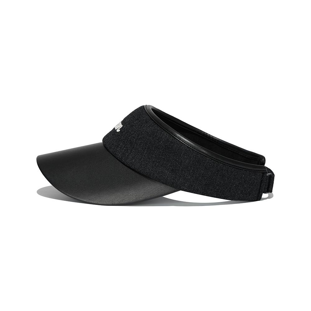 MALBON GOLF Women'S Color Block Visor Black (Woman)